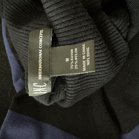 INC International Concepts gradient blue sweater dress - Picture 6 of 8